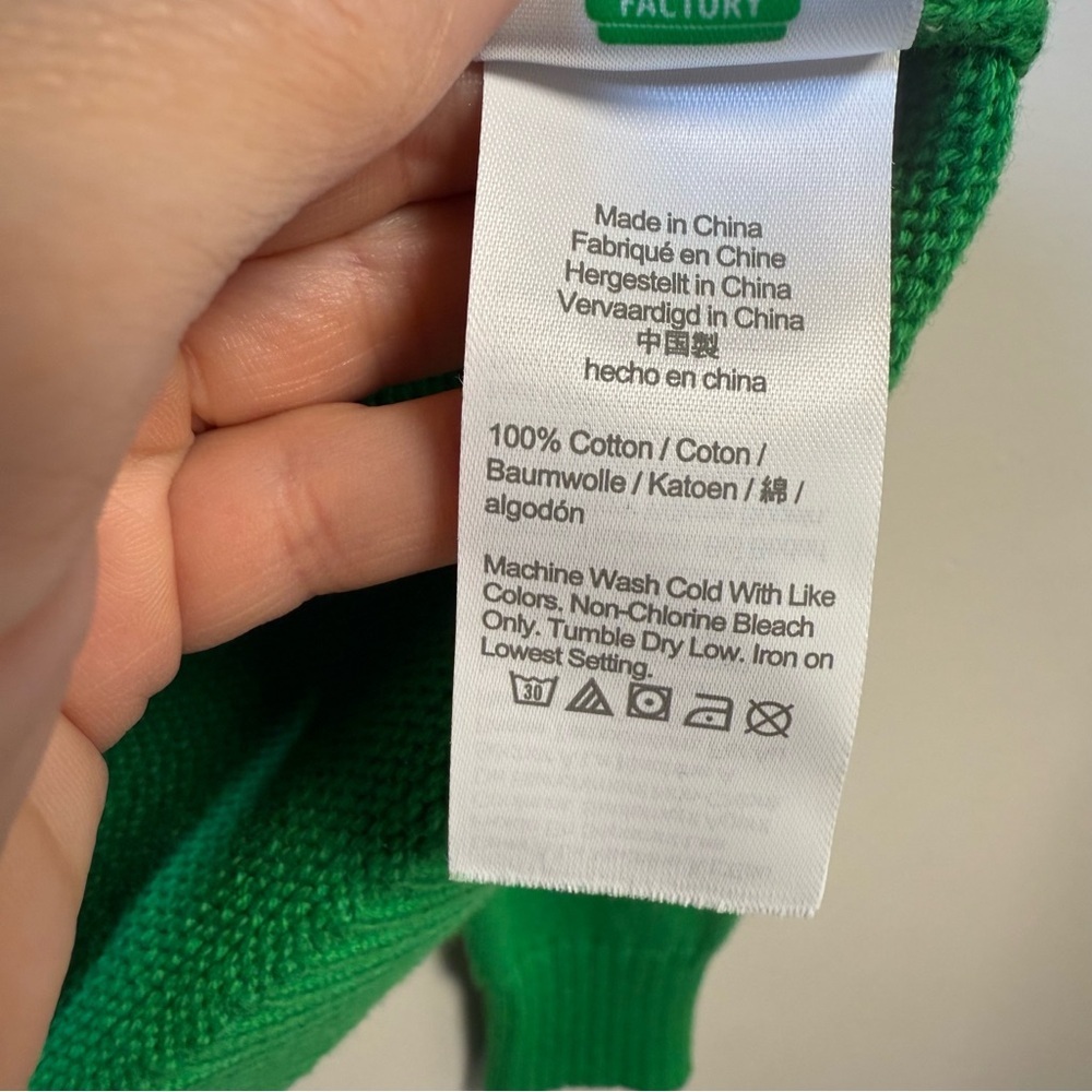 Crewcuts 100% Cotton Green Roll Neck Sweater Size 10-11 - Picture 5 of 7